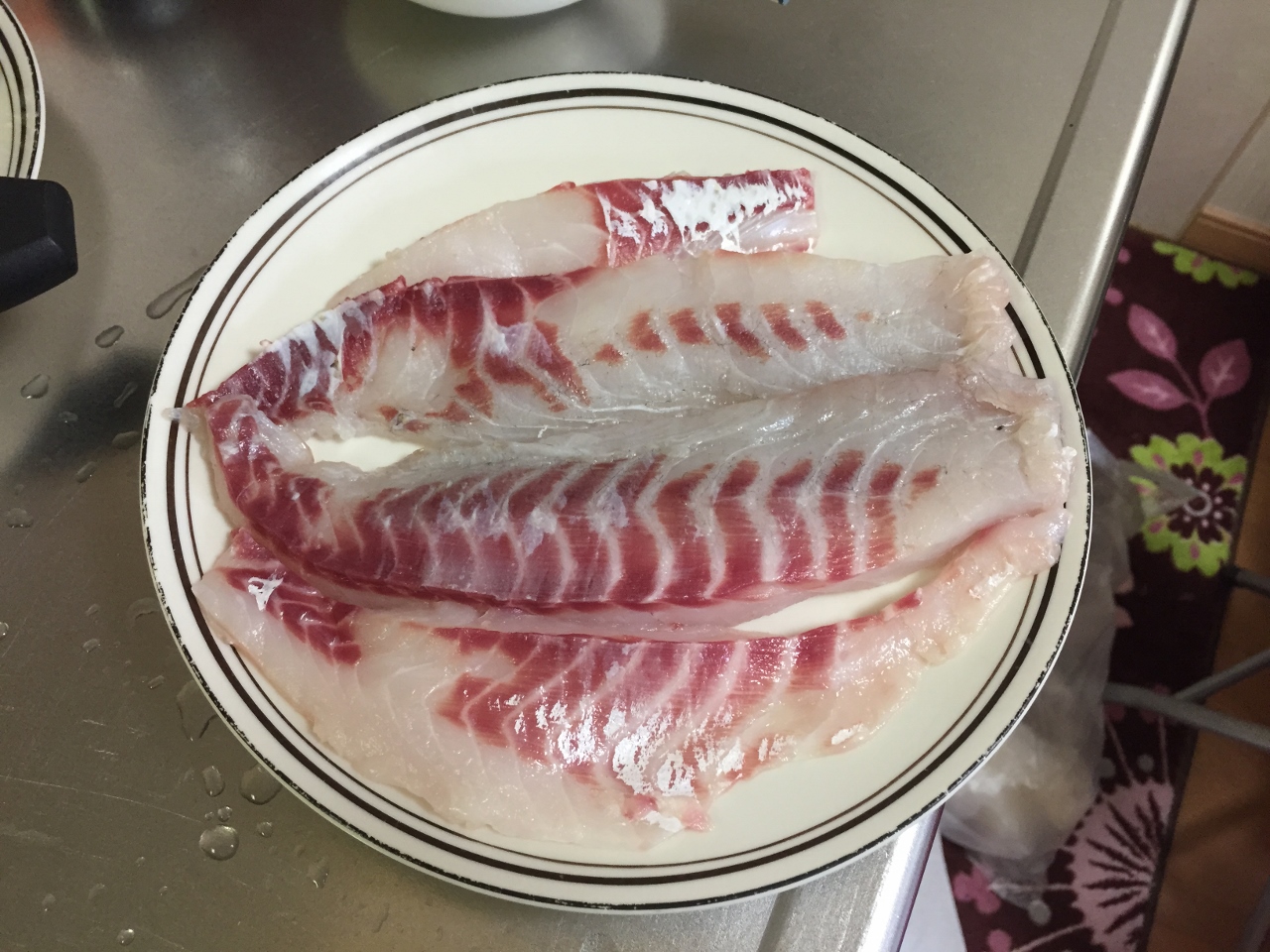 大阪南港で釣ったチヌを刺身で食べたら こもチックの釣りブログ 仮